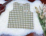 Load image into Gallery viewer, Sleeveless checkered top
