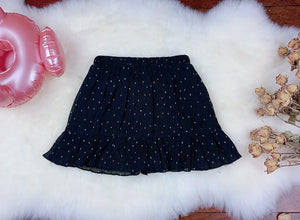 Polka dot mini skirt