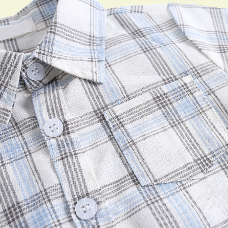 Baby Dressy Shirt Button Up Shirt - Blue