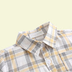 Load image into Gallery viewer, Baby Dressy Shirt Button Up Shirt - Yellow
