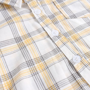 Baby Dressy Shirt Button Up Shirt - Yellow