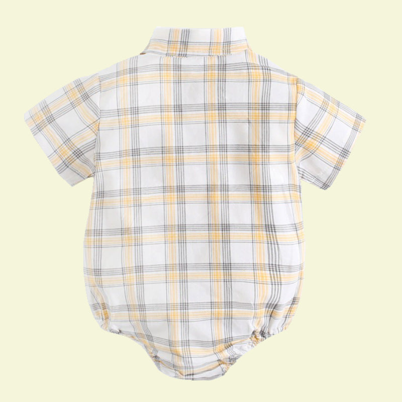 Baby Dressy Shirt Button Up Shirt - Yellow