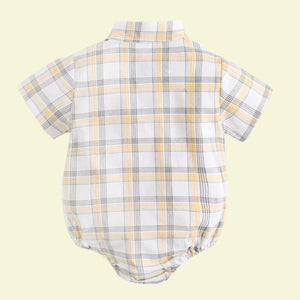 Baby Dressy Shirt Button Up Shirt - Yellow