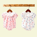 Load image into Gallery viewer, Baby Lace Frill Cotton Bodysuit
