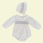 Load image into Gallery viewer, Baby Toddler Ruffled Long Sleeve Bodysuit with Hat (Available in 2 colours)
