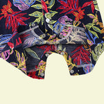 Load image into Gallery viewer, Black Hawaiian Floral Romper
