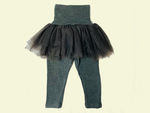 Children Lace Tulle Skirt Leggings Pants