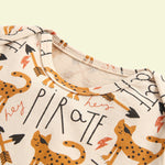 Load image into Gallery viewer, Infant Pirate Cat Print Romper
