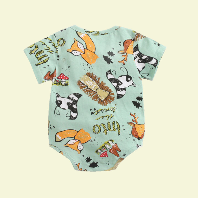 Infant Safari Print Romper