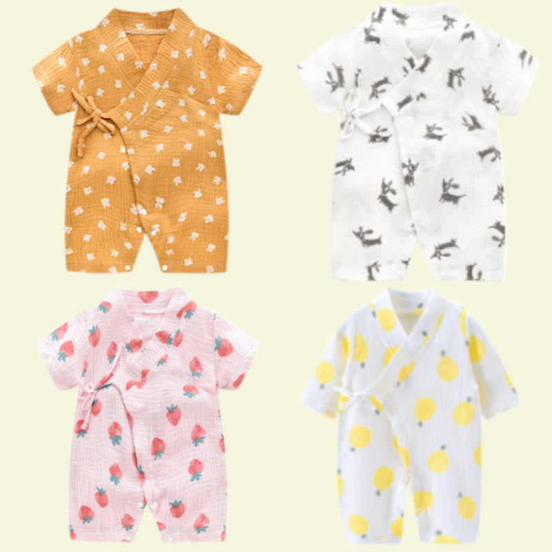 Japanese Wafuku Style Baby Bodysuit