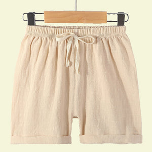 Kids Pull up Linen Shorts