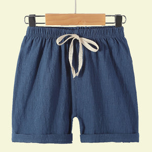 Kids Pull up Linen Shorts