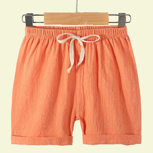 Kids Pull up Linen Shorts