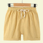 Load image into Gallery viewer, Kids Pull up Linen Shorts
