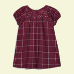 Load image into Gallery viewer, Little Girl Checkered Cotton Dress
