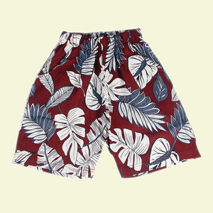 Summer boys tropical prints cotton shorts